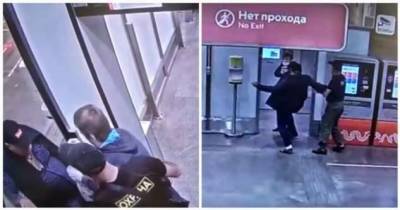 В столичном метро двое мигрантов избили случайно задевшего их москвича (1 фото + 1 видео)