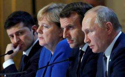 Украина хочет провести саммит «нормандской четверки» до ухода Меркель с поста канцлера