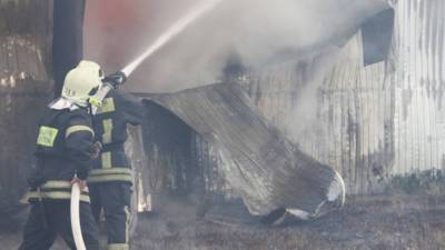 Под Самарой при пожаре в многоквартирном доме погибли трое детей