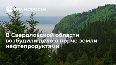 В Свердловской области возбудили дело о порче нефтепродуктами земли в городе Верхняя Салда
