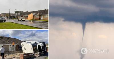 В Британии пронесся разрушительный торнадо - фото и видео