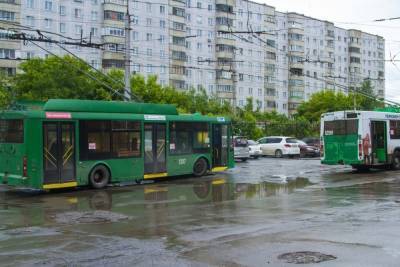Троллейбус № 13 изменил маршрут до конца ноября в Новосибирске