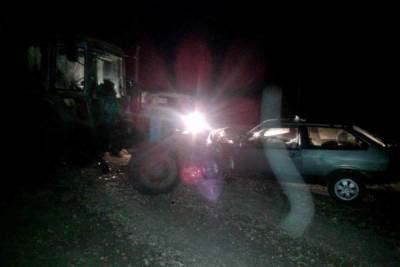 В Красногвардейском районе столкнулись «ВАЗ» и трактор, погиб человек