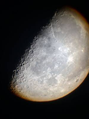 Фотограф запечатлел красавицу луну в небе над Ленобластью