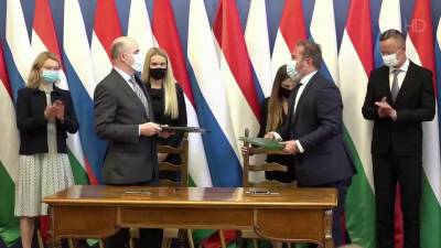 Глава МИД Венгрии назвал вмешательством реакцию Украины на контракт с Россией