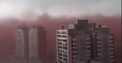 В Бразилии песчаная буря «поглотила» несколько городов