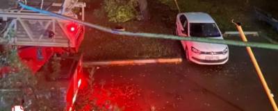 На улице Энгельса в Рязани пожарная машина зацепила и разорвала газовую трубу