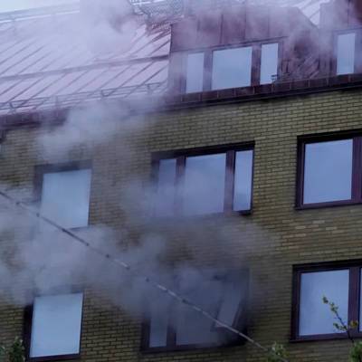 Взрыв в жилом доме в центре Гётеборга