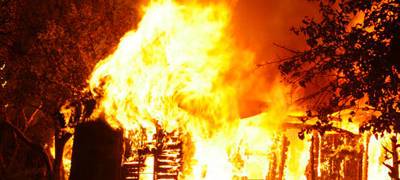 Человек сгорел в сарае на севере Карелии
