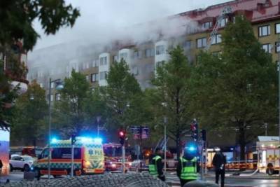 В жилом доме в Швеции прогремел мощный взрыв