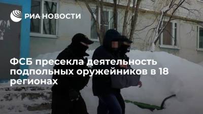 ФСБ задержала 48 подпольных оружейников в 18 российских регионах