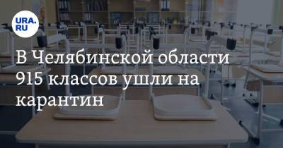 В Челябинской области 915 классов ушли на карантин