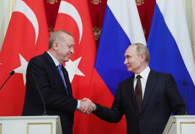Кремль озвучил темы переговоров Путина и Эрдогана