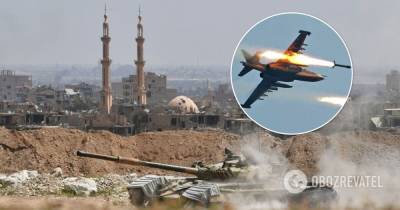 Война в Сирии: самолет атаковал базу поддерживаемых Ираном ополченцев