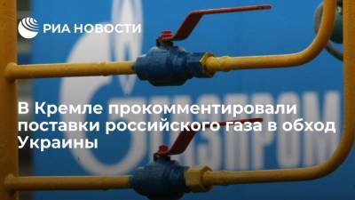 Песков о поставках газа в обход Украины: табуированных маршрутов не существует