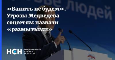 «Банить не будем». Угрозы Медведева соцсетям назвали «размытыми»