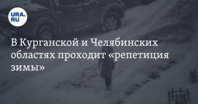 В Курганской и Челябинских областях проходит «репетиция зимы»