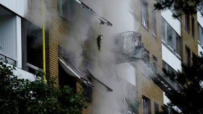При взрыве в жилом доме в Швеции пострадали до 20 человек