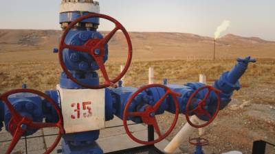 Узбекнефтегаз получил приток газа из скважины на месторождении Шимолий Бердак