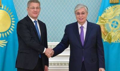 Глава Башкирии встретился с президентом Казахстана и рассказал о совместных планах