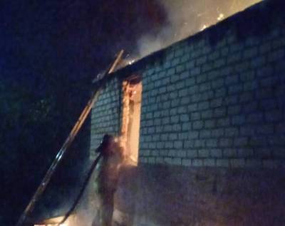 На пожаре в Александро-Невском районе пострадали люди