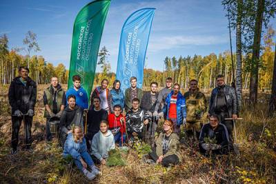 РЭО и екатеринбургские студенты засадили 5 гектаров леса