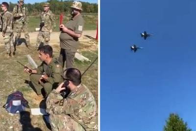 Учения Rapid Trident: Авиацию для осуществления имитационного авианалёта на военном полигоне Украины наводят военнослужащие США и Канады