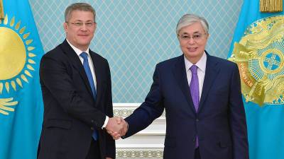 Глава Башкирии встретился с Президентом Казахстана