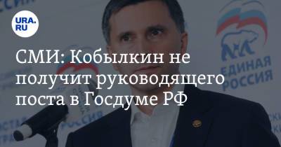 СМИ: Кобылкин не получит руководящего поста в Госдуме РФ