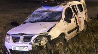 В Ядринском районе легковушка с пассажирами улетела в кювет: есть погибший и пострадавшие