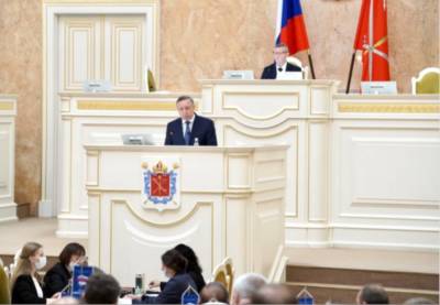 Беглов посетил первое заседание Законодательного собрания Петербурга