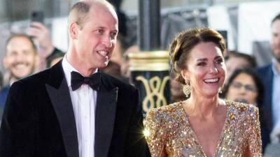 Герцоги Кембриджские посетили премьеру новой части бондианы в Лондоне