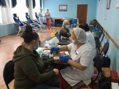 В г.о. Чехов в ДК «Дружба» прошел «День донора»
