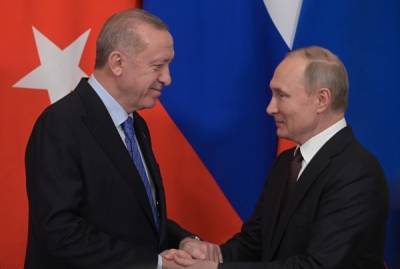 В Сочи начались переговоры Владимира Путина и Реджепа Тайипа Эрдогана