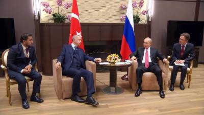 Путин оценил развитие отношений с Турцией