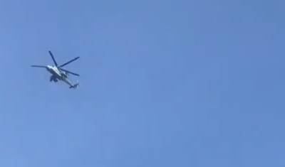 Под Тюменью пролетели 10 военных вертолетов