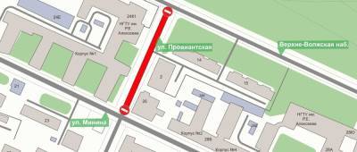 Улицу Провиантскую в Нижегородском районе временно закроют для транспорта