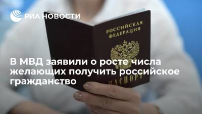 Запрос на получение российского гражданства в 2021 году подали более 500 тысяч человек