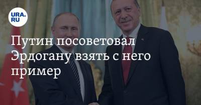 Путин посоветовал Эрдогану взять с него пример