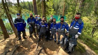 Более 1000 мешков мусора собрали сотрудники ООО «Газпром трансгаз Ухта» в ходе акции «Речная лента»