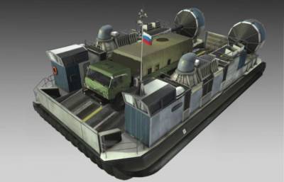 Проектирование катера на воздушной подушке для ВМФ России