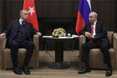 ﻿ Путин назвал встречу с Эрдоганом содержательной
