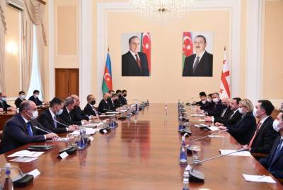 Состоялось 8-е заседание Совместной межправительственной комиссии по экономическому сотрудничеству между Азербайджаном и Грузией (ФОТО)