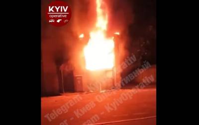 В Киеве взорвался трансформатор