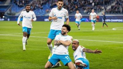 "Зенит" разгромил шведский "Мальме" в матче группового этапа Лиги чемпионов