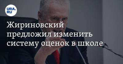 Жириновский предложил изменить систему оценок в школе. «Все убрать»