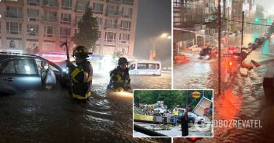 Наводнение в Нью-Йорке – объявили чрезвычайное положение – фото и видео