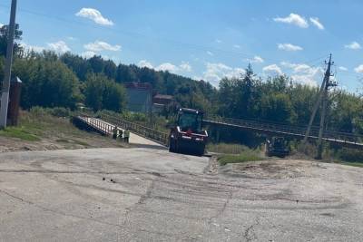 В Курске привели в порядок мост на Боевке