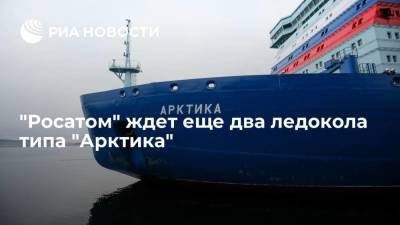 "Росатом" ждет в 2022 году еще два ледокола типа "Арктика"