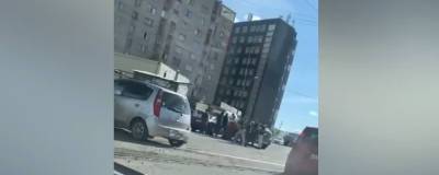 В Новосибирске после аварии на Гусинобродском шоссе водители устроили массовую драку